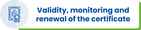 validity, monitoring and renewal